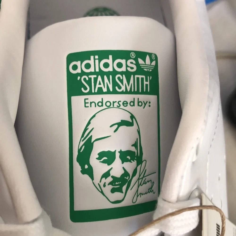 NEW in box! Adidas Stan Smith white and green Mens sneaker size 11 and… - Picture 8 of 12